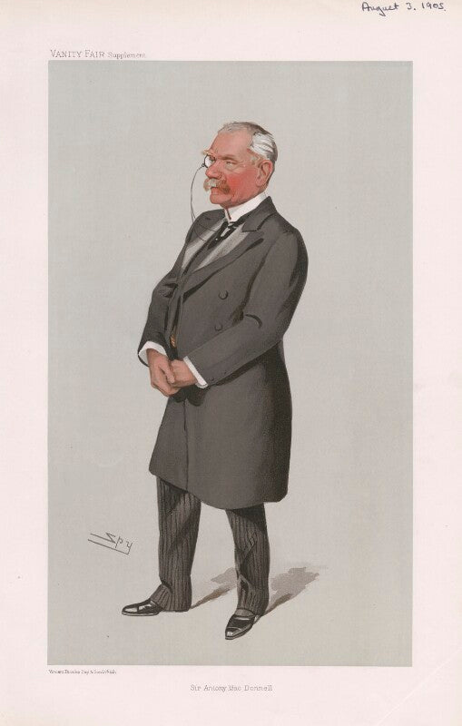 Antony patrick macdonnell, 1st baron macdonnell of swinford ('men of the day. no. 965. "sir antony mac donnell"') npg d45286