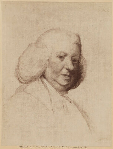 Unknown man, formerly known as Samuel Johnson NPG D36537