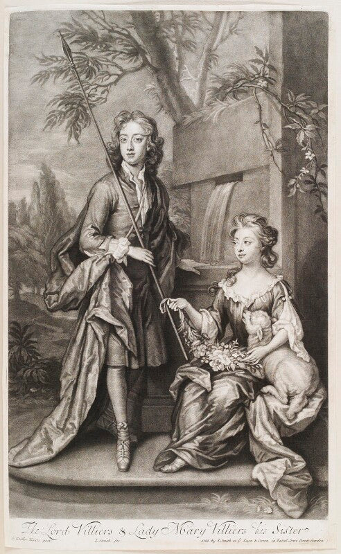 William villiers, 2nd earl of jersey; mary granville (née villiers) lady lansdowne npg d11549