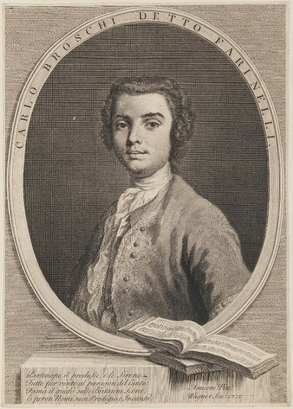 Carlo broschi ('farinelli') npg d14692