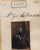 Mrs George Robinson NPG Ax61368