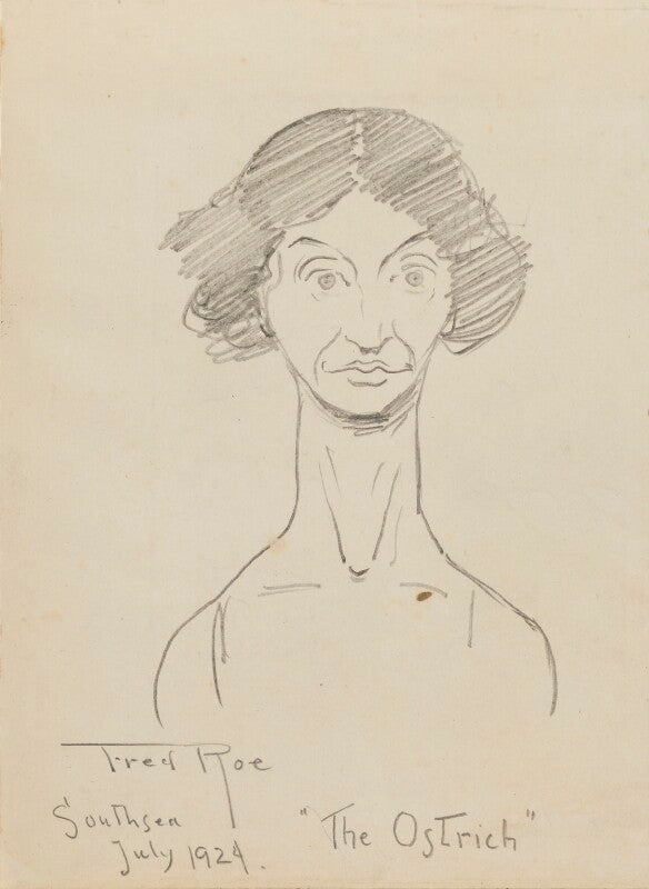 'the ostrich' from carlton hotel, southsea (unknown woman) npg d43163