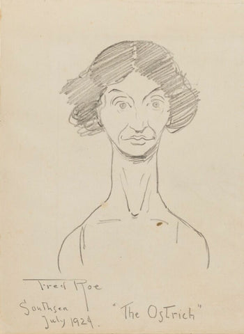 'The Ostrich' from Carlton Hotel, Southsea (Unknown woman) NPG D43163