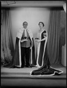 Iona (née MacClean), Lady Carrington; Peter Alexander Rupert Carington, 6th Baron Carrington NPG x129069