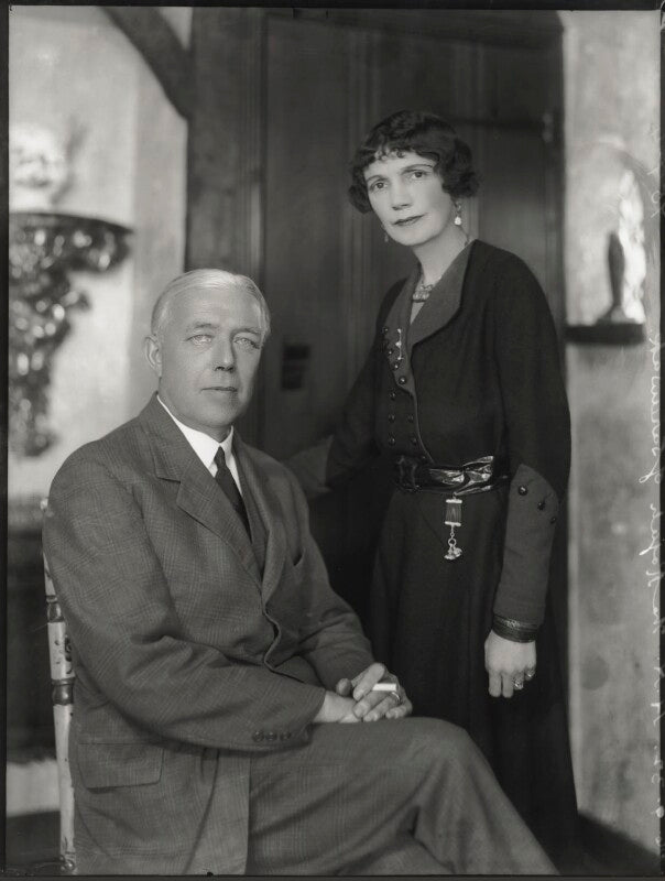 Sir charles vyner de windt brooke; sylvia leonora (née brett), lady brooke, ranee of sarawak npg x150287