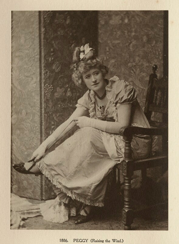 Ellen terry as peggy in 'raising the wind' npg ax131310