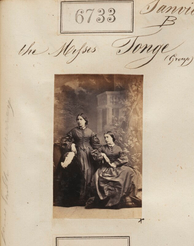 'the misses tonge' (miss tonge; miss tonge) npg ax56660