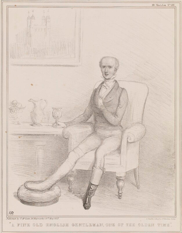 Sir francis burdett, 5th bt ('a fine old english gentleman, one of the olden time') npg d41415