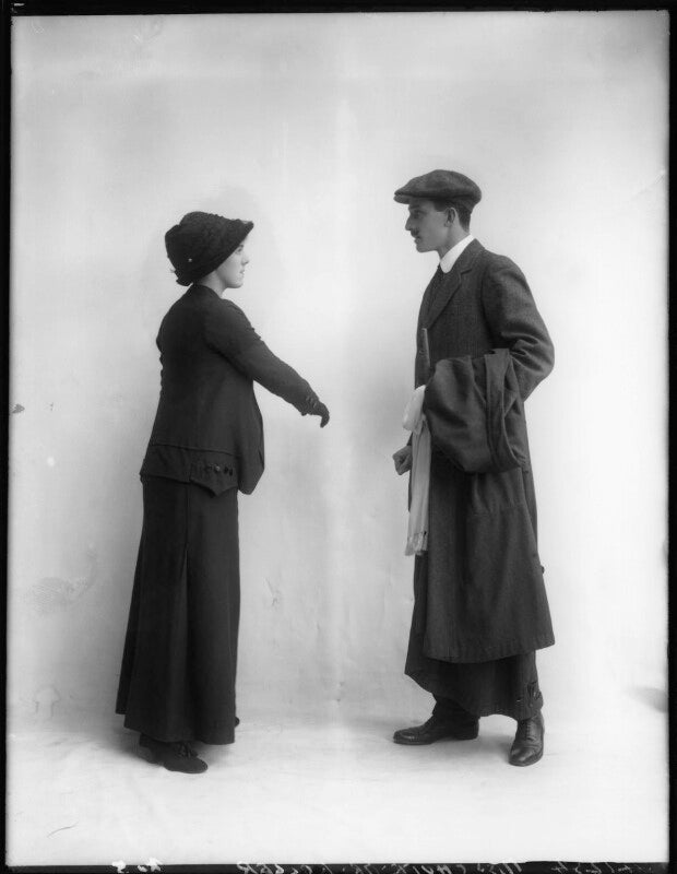 Margaret chute as mrs cowper cowper; g. trevor roller as parker in 'lady windermere's fan' npg x103963
