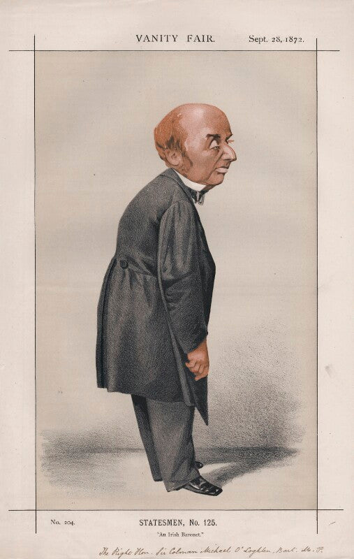 Sir colman michael o'loghlen, 2nd bt ('statesmen, no. 125.') npg d43555