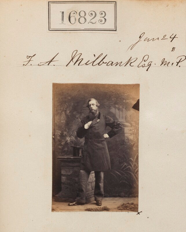 Sir frederick acclom milbank, 1st bt npg ax64706