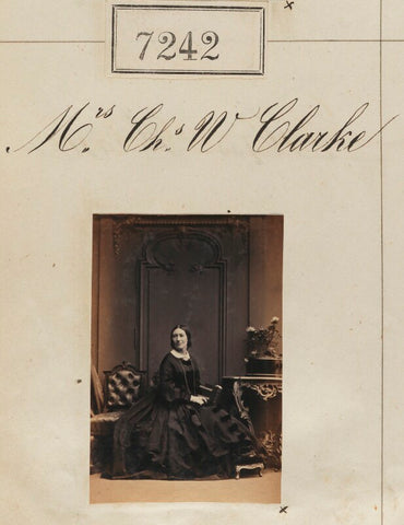 Mrs Charles W. Clarke NPG Ax57154