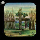 A Village Stockade (relates to David Livingstone) NPG D18398