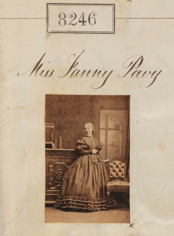 Sarah ('fanny') frances underwood fisher (née pavy) ('miss fanny pavy') npg ax58065