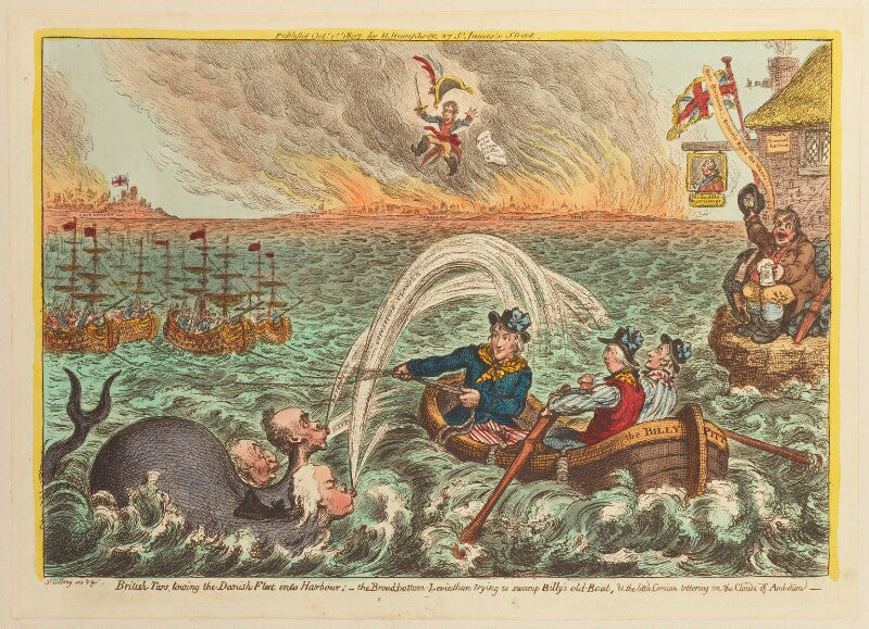 'british tars, towing the danish fleet into harbour' npg d12896