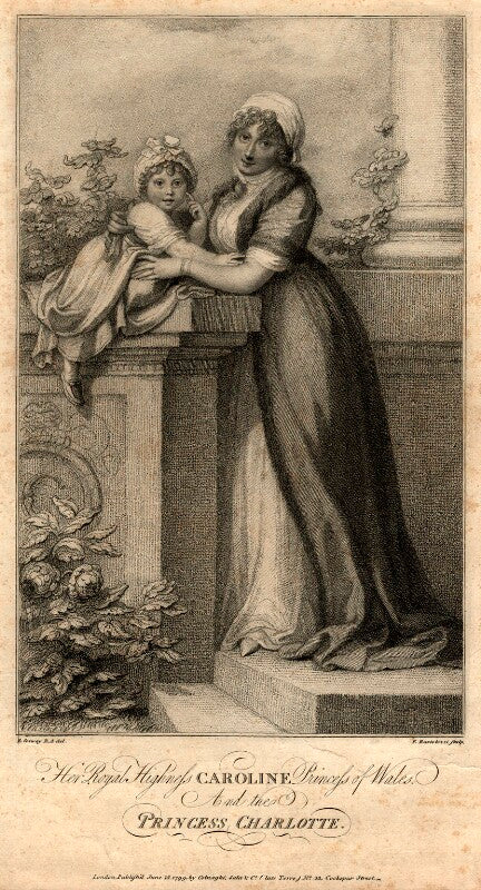 Princess charlotte augusta of wales; princess caroline of brunswick wolfenbüttel npg d10848