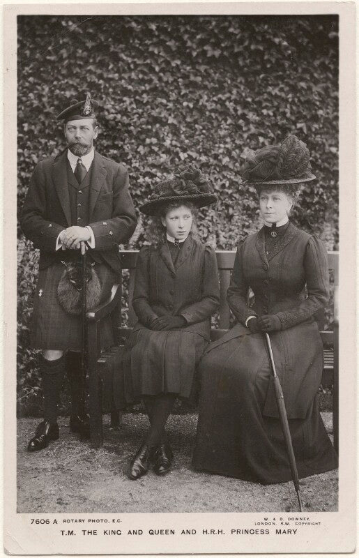 King george v; princess mary, countess of harewood; queen mary npg x196993