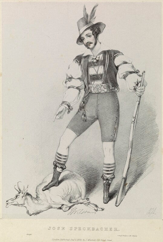 J. wilson as jose speckbacher in 'amilie' npg d22085