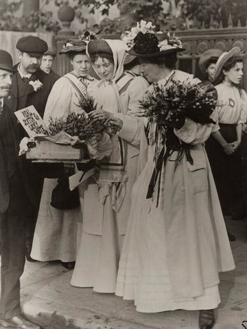 Dame Christabel Pankhurst; Emmeline Pethick-Lawrence NPG x26019