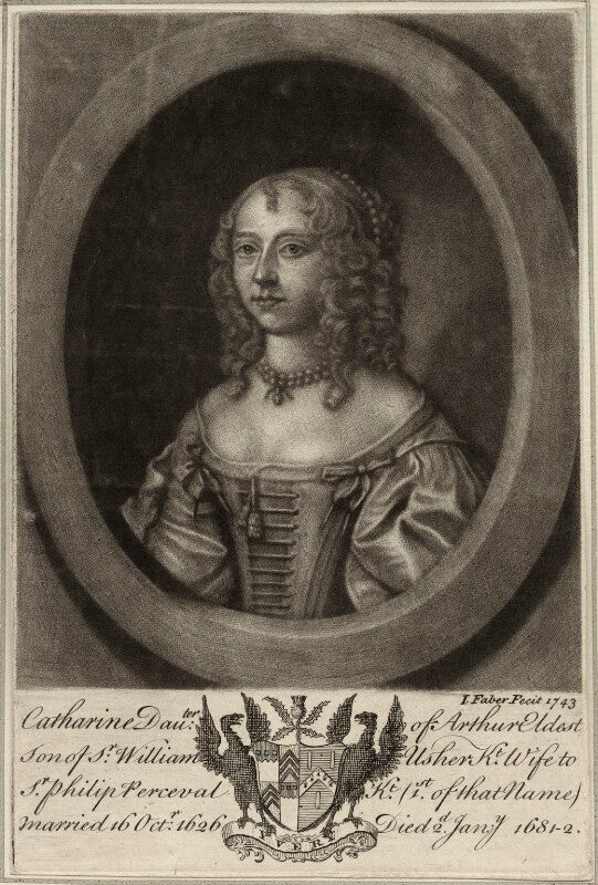 Katherine perceval (née ussher), lady perceval npg d28436