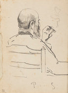 Richard Phené Spiers, smoking NPG D43115