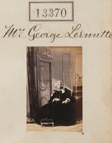 Mrs George Lermitte? NPG Ax63003