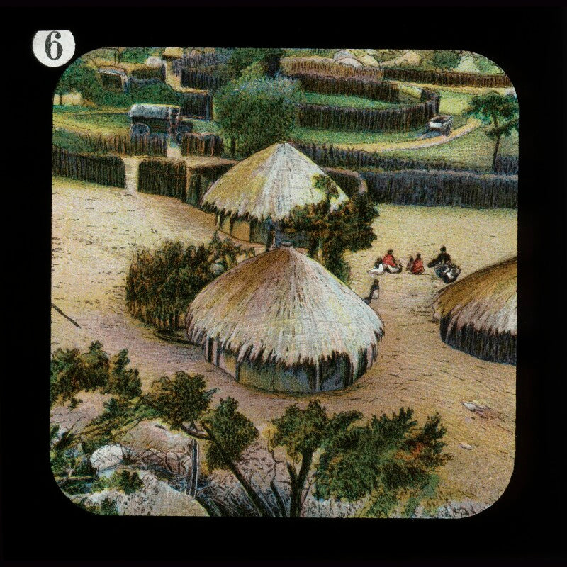 A bechuana village (relates to david livingstone) npg d18379