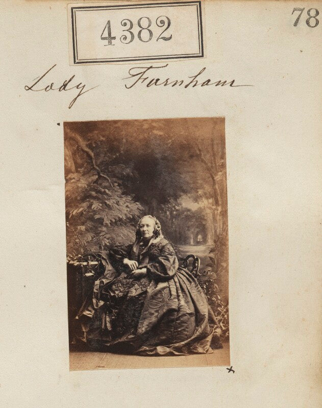 Anna frances esther (née stapleton), lady farnham npg ax54395