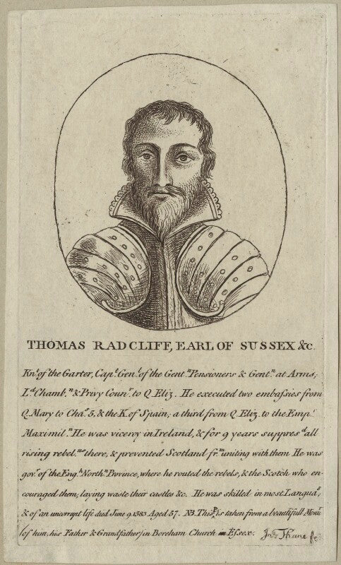 Thomas radcliffe, 3rd earl of sussex npg d24895