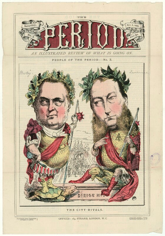 Robert besley; sir james clarke lawrence, 1st bt npg d3784