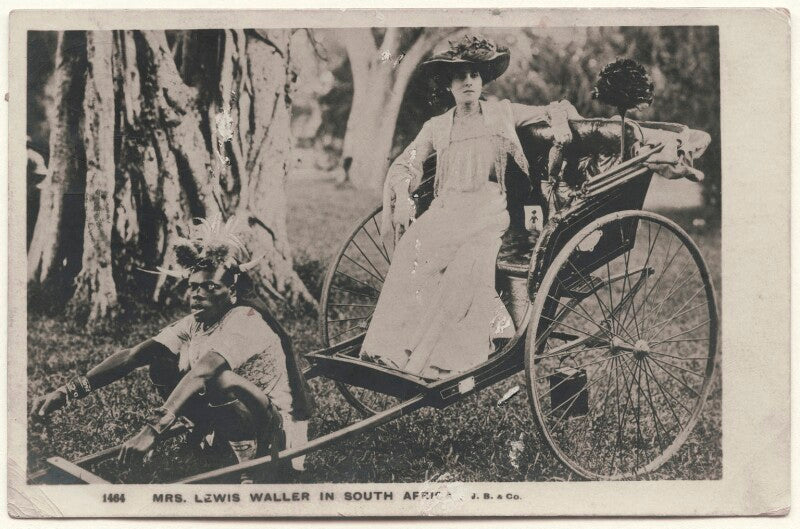 Florence west (mrs lewis waller) and an unknown man npg x139935