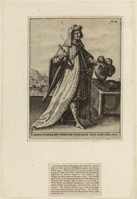 Charles i ('the bold'), duke of burgundy npg d24111
