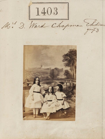 Children of Mrs D. Ward Chapman NPG Ax50804