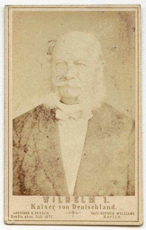 Wilhelm i, emperor of germany and king of prussia npg x74480