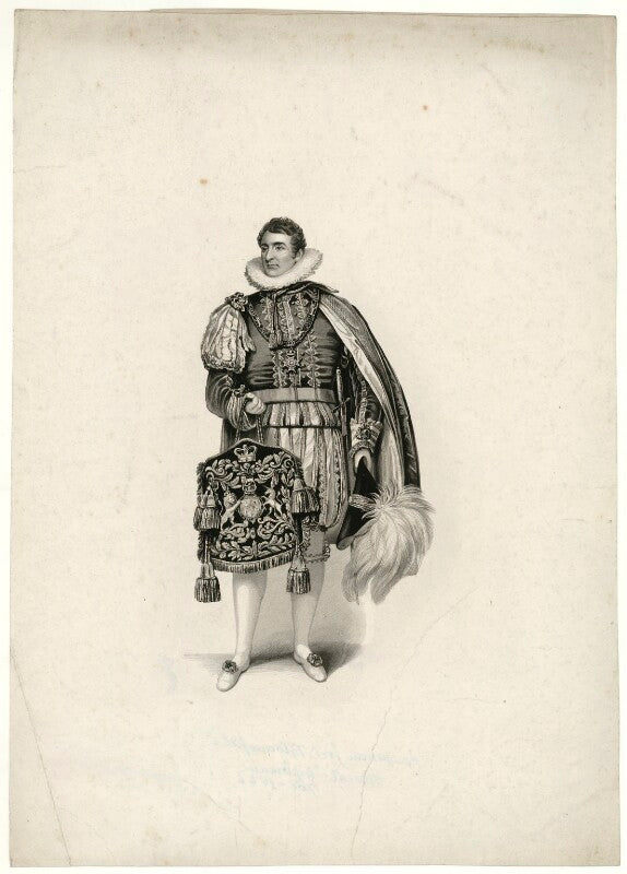Benjamin bloomfield, 1st baron bloomfield, as keeper of his majesty's privy purse at the coronation of george iv npg d31893