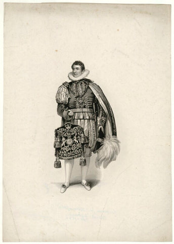 Benjamin Bloomfield, 1st Baron Bloomfield, as Keeper of His Majesty's Privy Purse at the Coronation of George IV NPG D31893