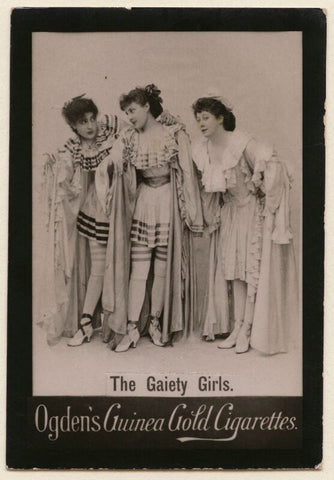 'The Gaiety Girls' (Constance Collier; Lily Harold (née Lillie Nesta Morris Watkins) and an unknown actress) NPG x193116