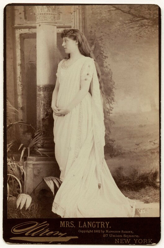 Lillie langtry as rosalind in 'as you like it' npg x132851