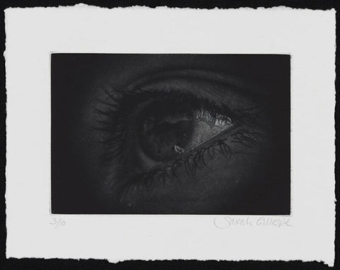 Mezzotint of an eye NPG D49618