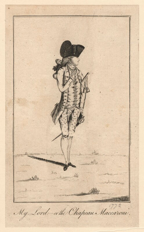 Charles stanhope, 3rd earl of harrington ('the chapeau maccaroni') npg d3230