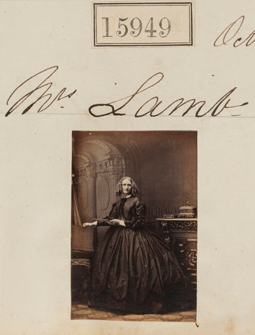 Mrs Lamb NPG Ax63879