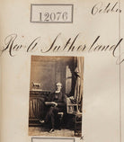Reverend A. Sutherland NPG Ax61752