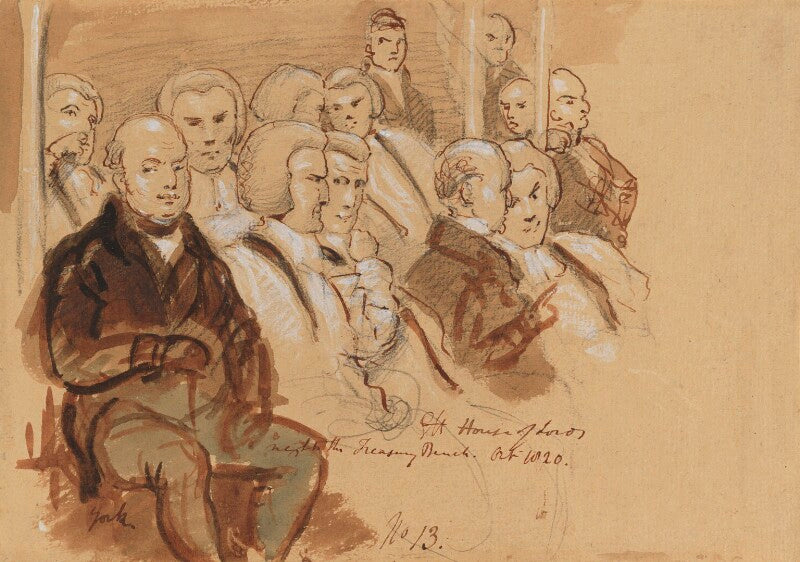Group including frederick, duke of york and albany, charles manners sutton, venables vernon harcourt and others npg 1695(t)