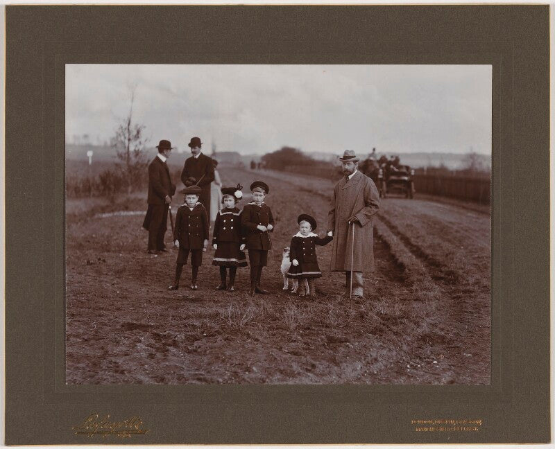 Royal group including king george v and four of his children npg x47140