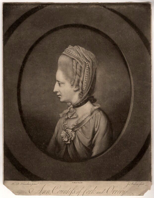Anne boyle (née courtenay), countess of cork and orrery npg d1556