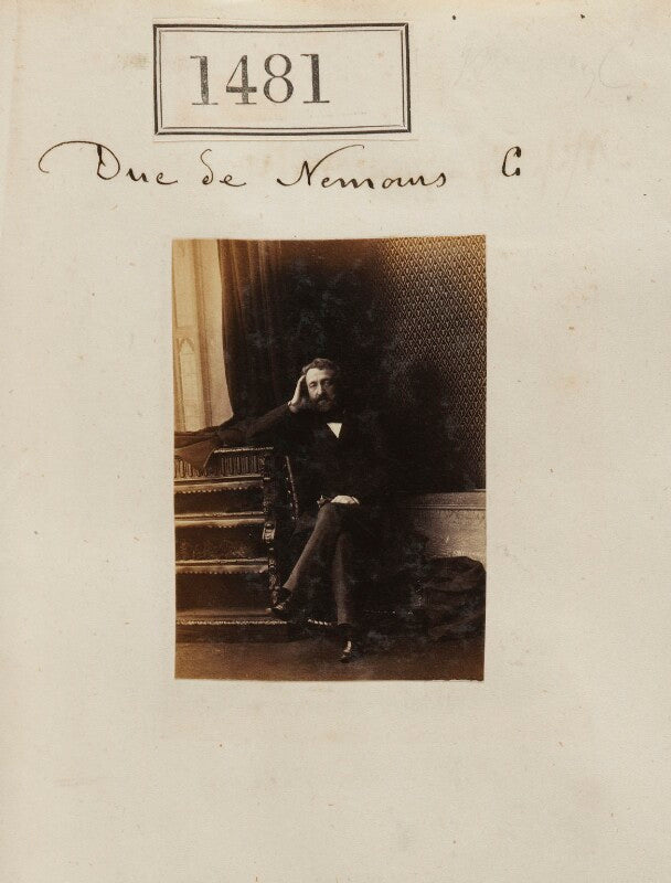 Louis charles philippe raphaël d'orléans, duc de nemours npg ax50878