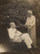 Oliver Strachey; Marjorie Strachey NPG Ax160956