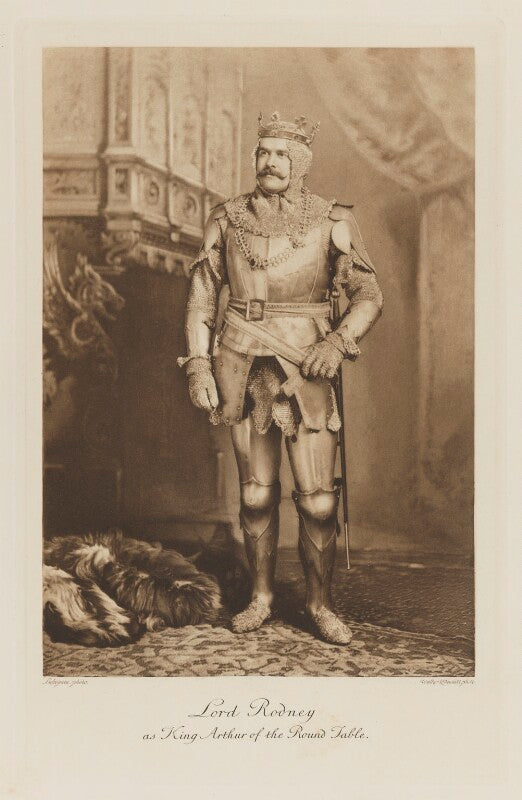 George rodney, 7th baron rodney as king arthur of the round table npg ax41115