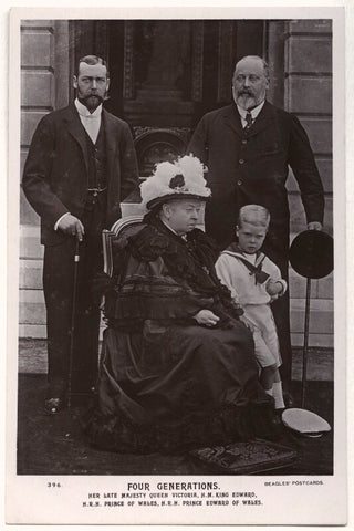 Four Generations' (King George V; Queen Victoria; King Edward VII; Prince Edward, Duke of Windsor (King Edward VIII)) NPG x135121