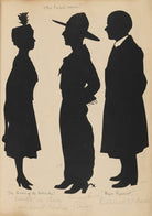 Actors in role for the play 'Other People's Worries', on the West Pier, Brighton (Nanette de Moray as 'The Leader of the Orchestra'; Tommy Connor as 'Swabey'; Edward William Cudd as 'Major Ryecroft') NPG D46424